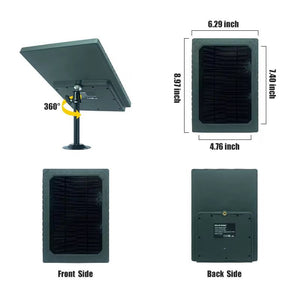 Solar Powered Wildlife Trail Camera with Motion Detection & Night Vision – Outdoor Security Hunting Camera Kit